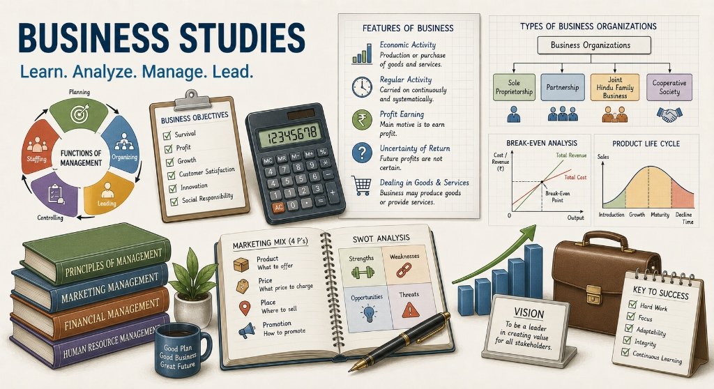Business Studies GSEB CBSE ICSE
