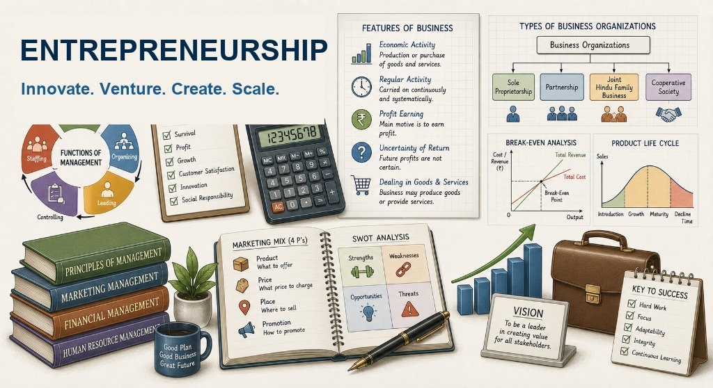Entrepreneurship GSEB CBSE ICSE