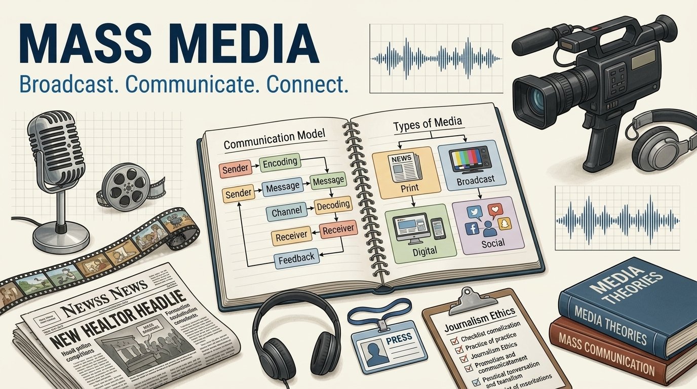 Mass Media GSEB CBSE ICSE